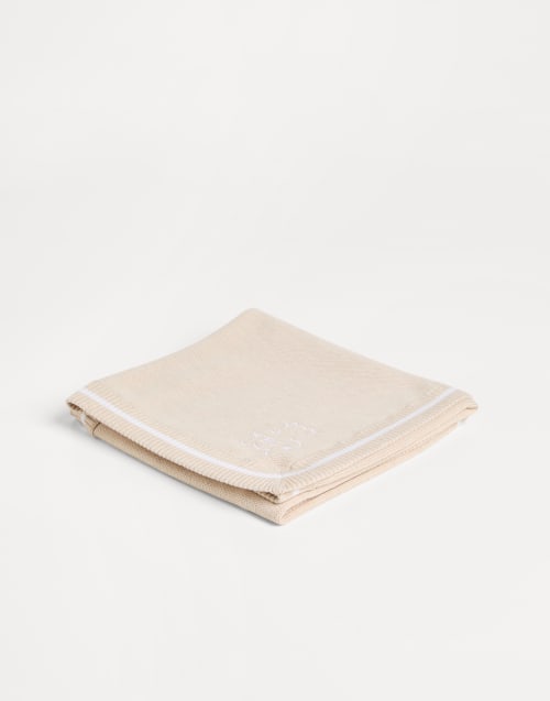 BRUNELLO CUCINELLI バスローブ・おくるみ・ブランケット　箱付き ベビーシャワー｜バニーのフード付きおくるみブランケット