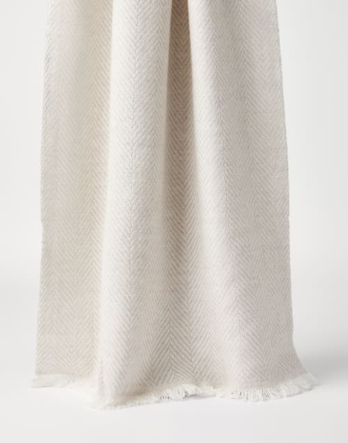 Cashmere scarf Salt Man - Brunello Cucinelli