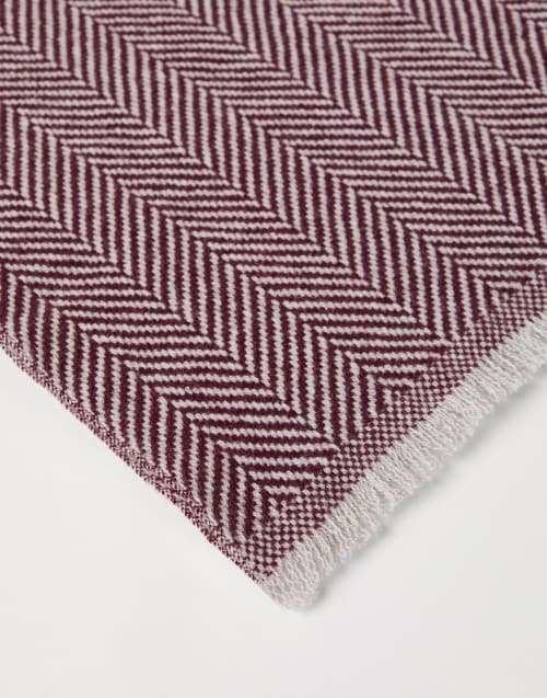 Bufanda de cachemir Amaranto Hombre - Brunello Cucinelli