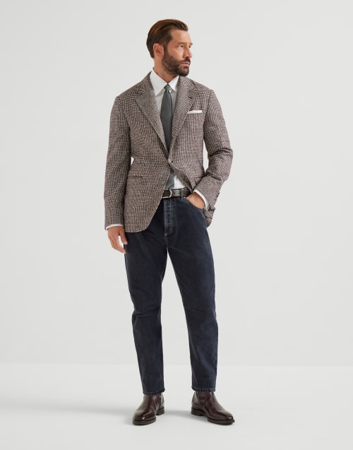 Five-Pocket-Hose in Leisure Fit Dunkelgrau Herren - Brunello Cucinelli