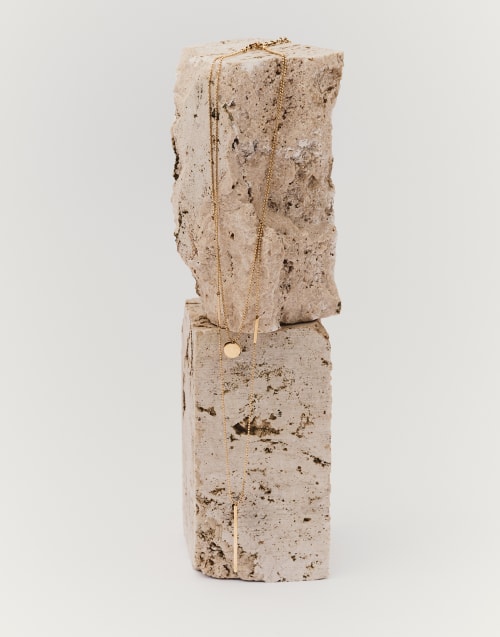 Колье из Золота с бриллиантом Золотистый Женщина - Brunello Cucinelli