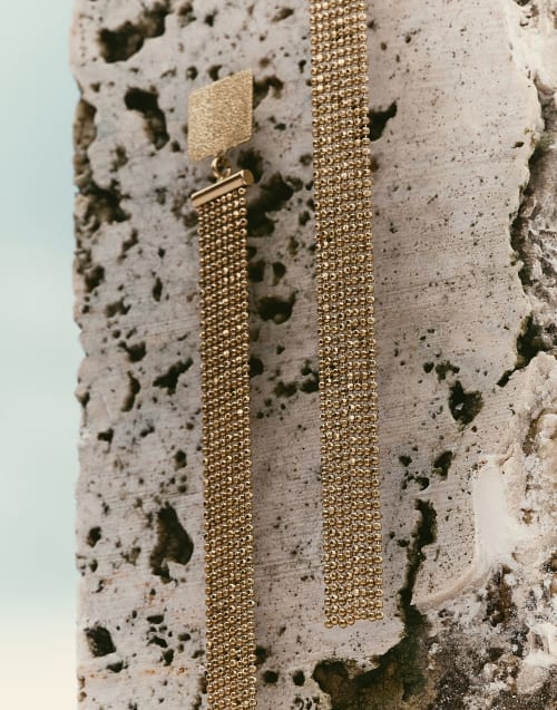 18k Gold earrings Gold Woman - Brunello Cucinelli