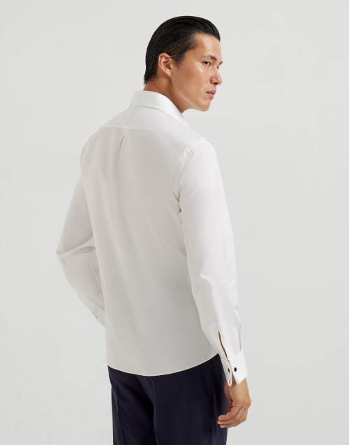 Tuxedo shirt White Man - Brunello Cucinelli