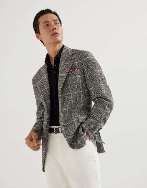 Polo en piqué Noir Homme - Brunello Cucinelli