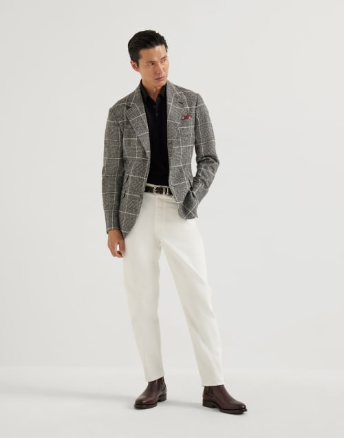 Polo en piqué Noir Homme - Brunello Cucinelli