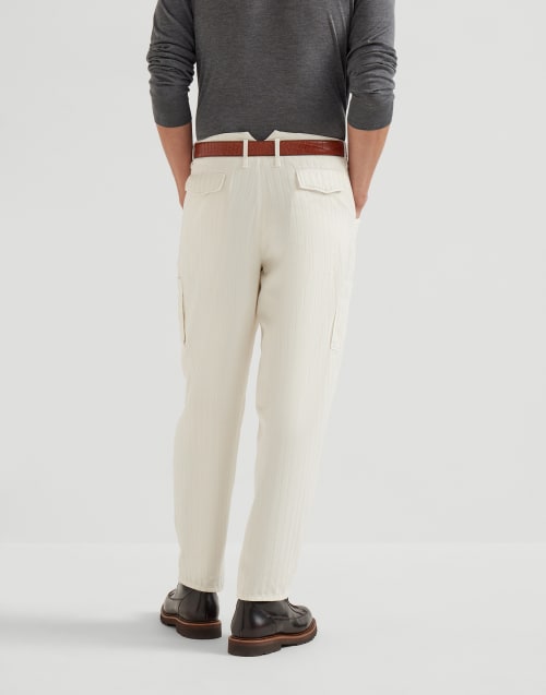 Chevron trousers Panama Man - Brunello Cucinelli