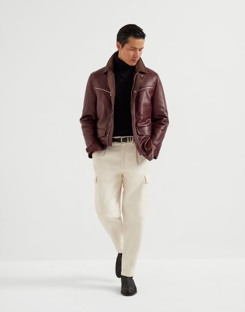 Pull en cachemire Piuma Noir Homme - Brunello Cucinelli