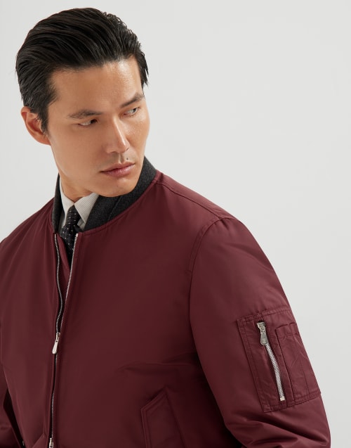 Bomber acolchada Amaranto Hombre - Brunello Cucinelli