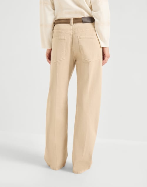 Pantalon cinq poche Biscuit Femme - Brunello Cucinelli