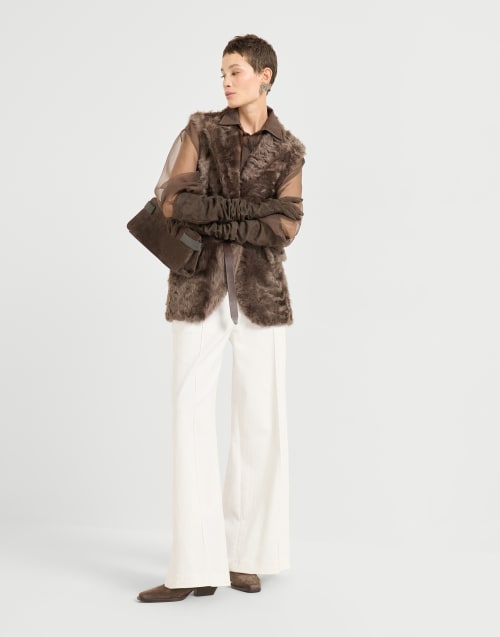 レディース シルク&コットンシャツ | Brunello Cucinelli レディース シルク&コットンシャツ | Brunello Cucinelli