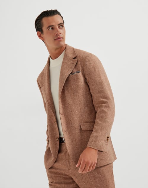 烟囱领针织衫 巴拿马色 男款 - Brunello Cucinelli