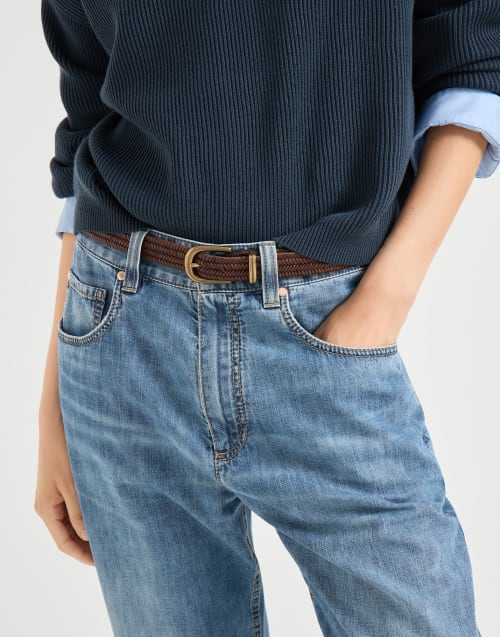 Leather belt Brown Woman - Brunello Cucinelli