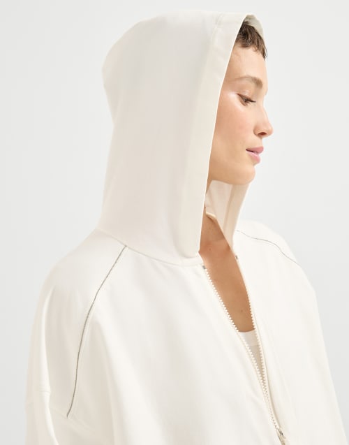 Lightweight French terry sweatshirt Natural Woman - Brunello Cucinelli