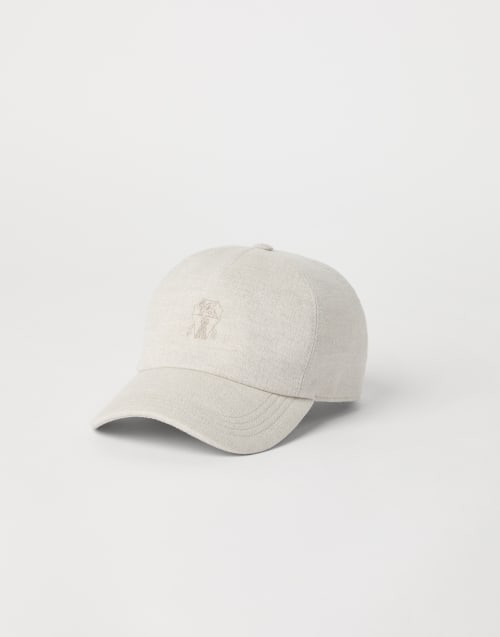 Baseball cap with logo Buff Woman - Brunello Cucinelli
