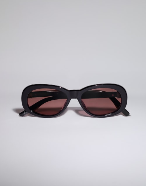 Claire frame with polarized lenses Black Eyewear - Brunello Cucinelli