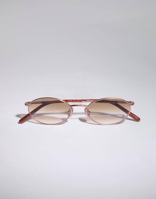 Sonnenbrille aus Titan Roségold Brillen - Brunello Cucinelli
