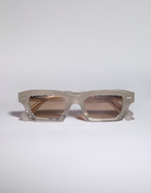 Sonnenbrille Marla aus Azetat Beige Seide Brillen - Brunello Cucinelli