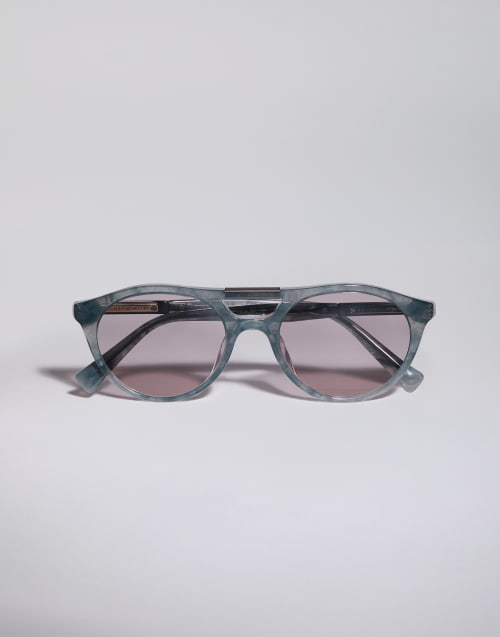 Acetate sunglasses Cashmere Grey Eyewear - Brunello Cucinelli