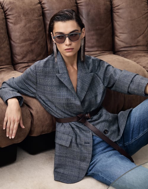 Acetate sunglasses Cashmere Grey Eyewear - Brunello Cucinelli