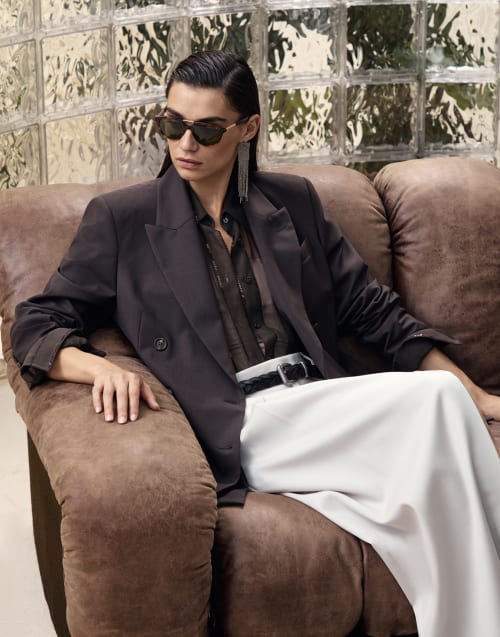 Acetate sunglasses Havana Eyewear - Brunello Cucinelli