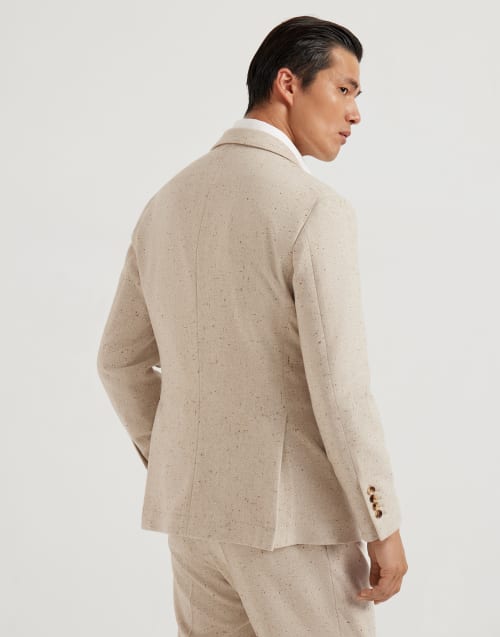Veste déstructurée en sergé Beige Clair Homme - Brunello Cucinelli
