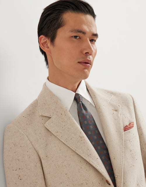 Veste déstructurée en sergé Beige Clair Homme - Brunello Cucinelli