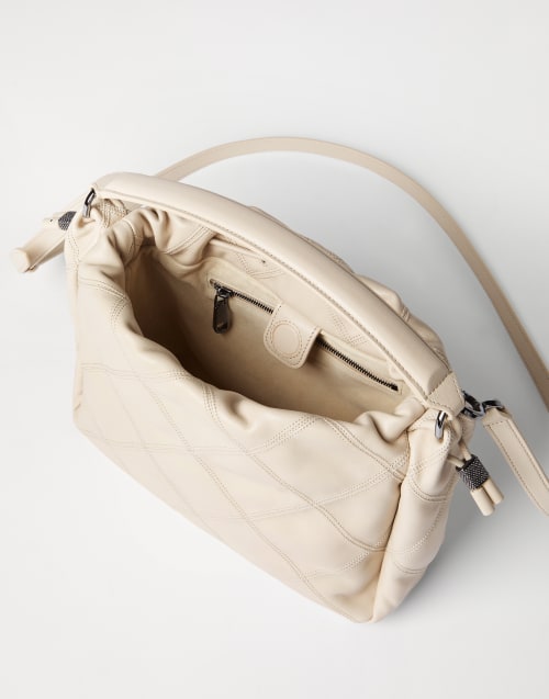 나파 스몰 Mellow 버킷백 아이보리 여성 - Brunello Cucinelli