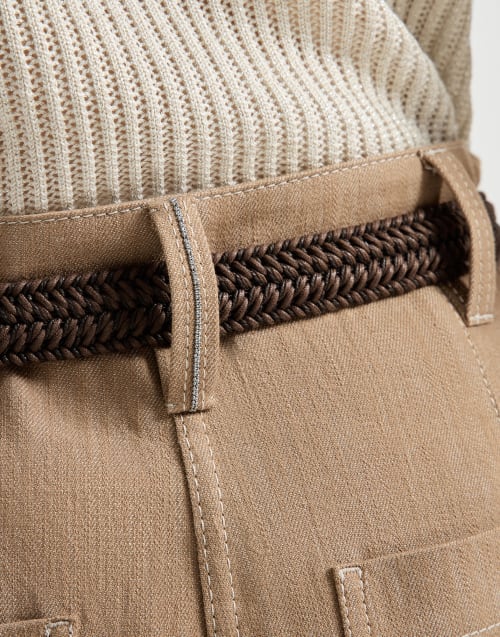 Wide Smart trousers Desert Woman - Brunello Cucinelli