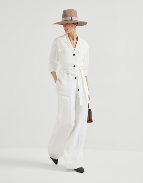 Sartorial track trousers White Woman - Brunello Cucinelli