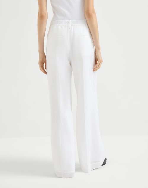 Sartorial track trousers White Woman - Brunello Cucinelli