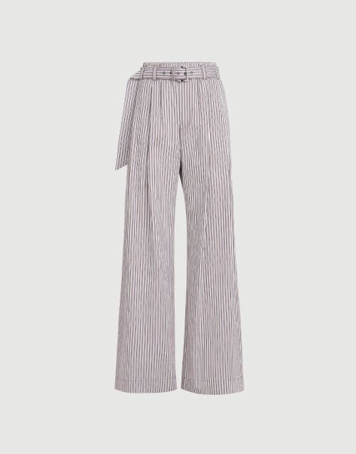 Loose Track trousers Bordeaux Woman - Brunello Cucinelli