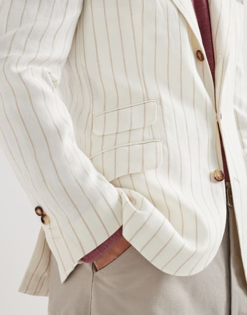 Chaqueta de sarga Panamá Hombre - Brunello Cucinelli