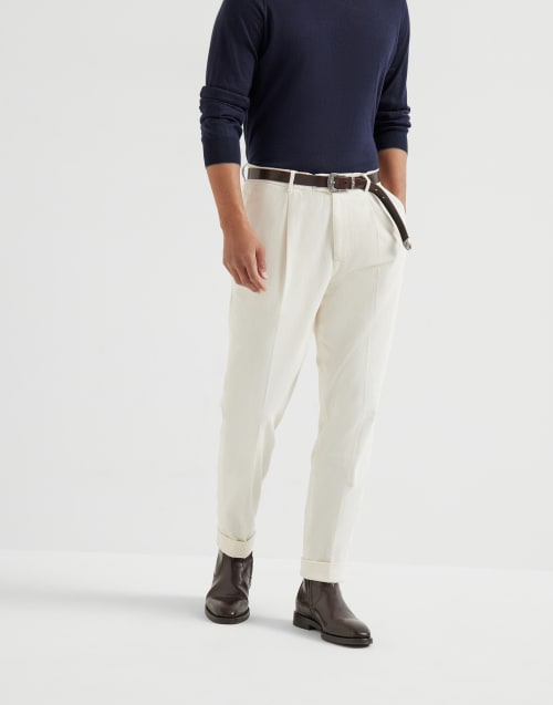 Corduroy trousers Off-White Man - Brunello Cucinelli