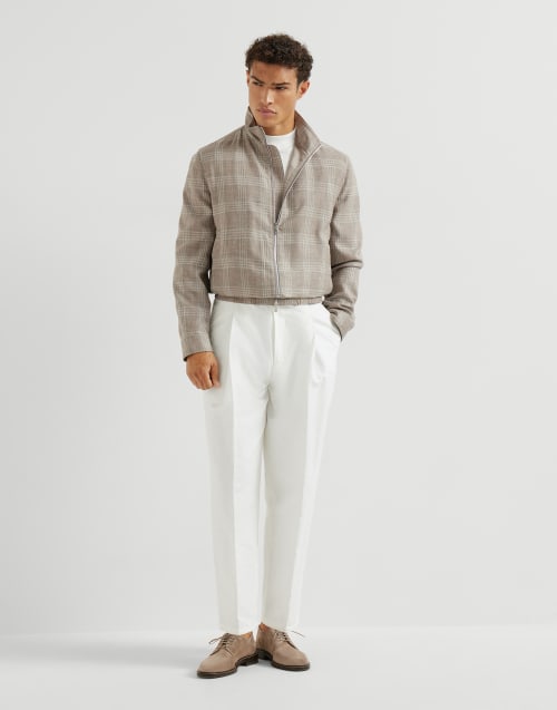 Tee-shirt en jersey Blanc Cassé Homme - Brunello Cucinelli