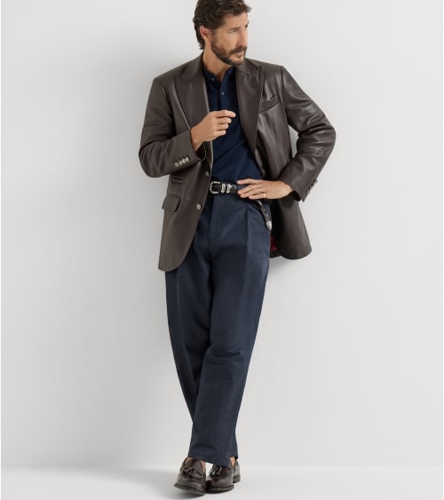 Cotton jersey T-shirt Cobalt Man - Brunello Cucinelli