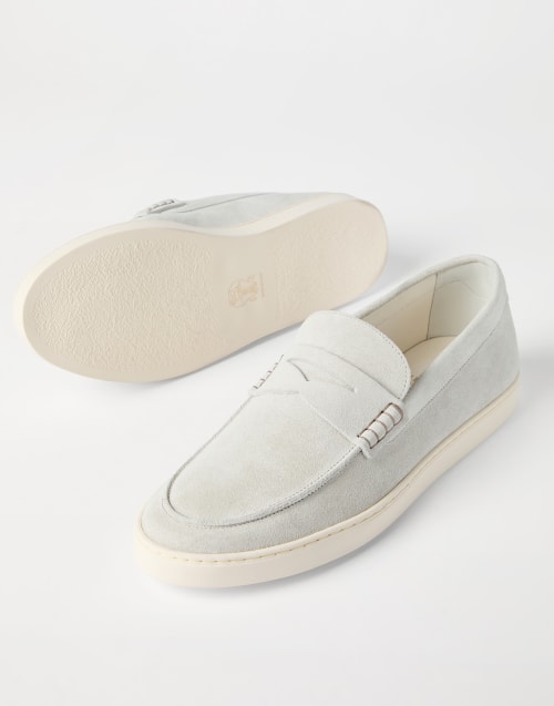 Loafer sneakers Ivory Man - Brunello Cucinelli
