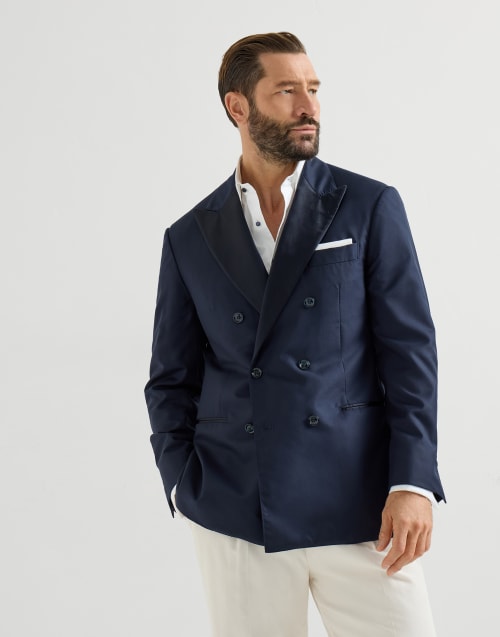 Smoking-Sakko Navy-Blau Herren - Brunello Cucinelli