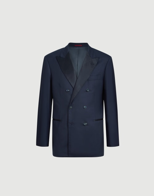 Smoking-Sakko Navy-Blau Herren - Brunello Cucinelli