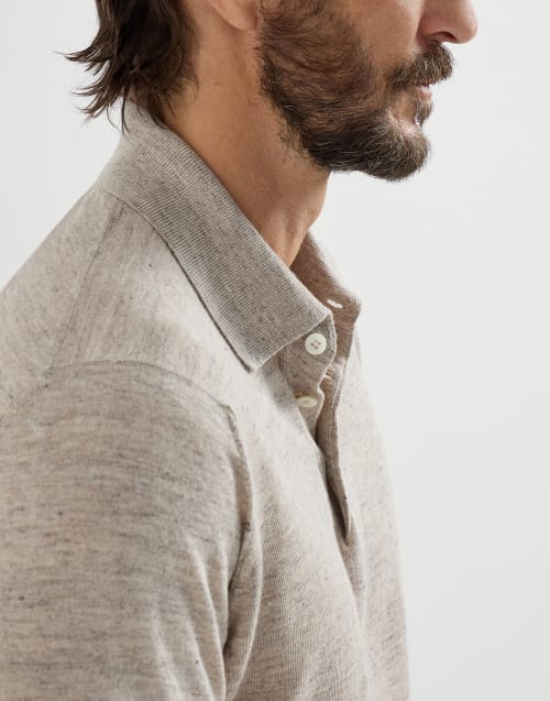 Pull en maille Sable Homme - Brunello Cucinelli