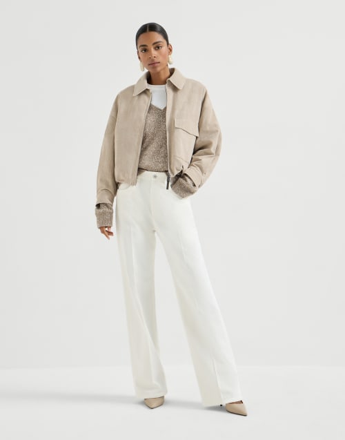 Contemporary Loose trousers Panama Woman - Brunello Cucinelli