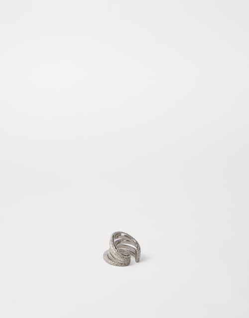 Ear Cuff-Ohrschmuck aus Silber Silber Damen - Brunello Cucinelli