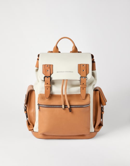 BRUNELLO CUCINELLI バックパック ウール&レザーダーUSED Brunello Cucinelli Backpacks | The RealReal