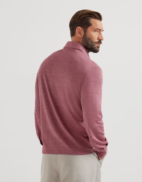 Polo de jersey Coral Hombre - Brunello Cucinelli
