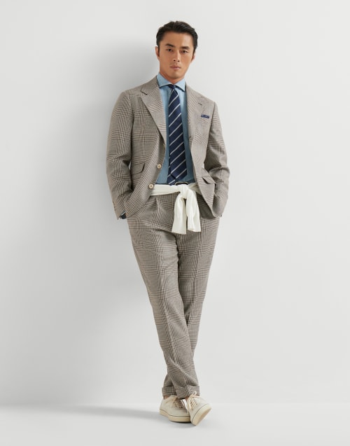 Lightweight denim shirt Light Blue Denim Man - Brunello Cucinelli