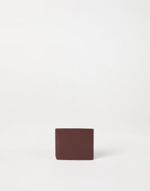 Calfskin wallet Brown Man - Brunello Cucinelli
