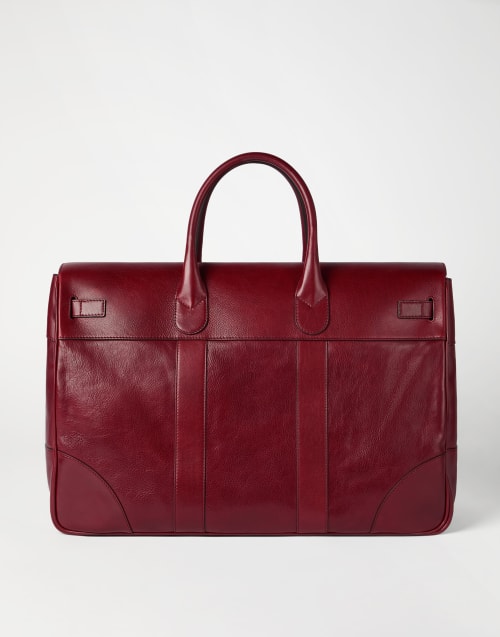 乡村风格小牛皮手提包 罐子 男款 - Brunello Cucinelli