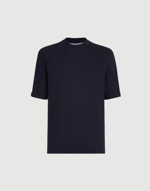 T-shirt in jersey Blu Navy Uomo - Brunello Cucinelli