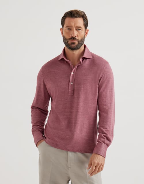 Polo de jersey Coral Hombre - Brunello Cucinelli