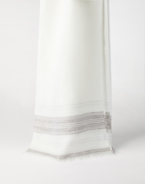 Linen scarf Panama Man - Brunello Cucinelli
