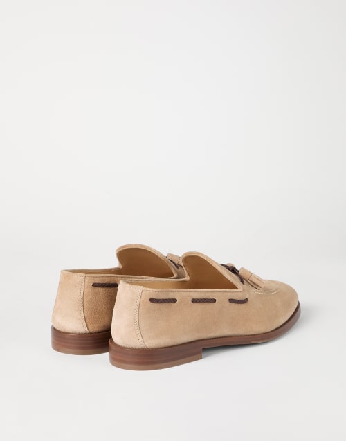 Suede loafers Sand Man - Brunello Cucinelli